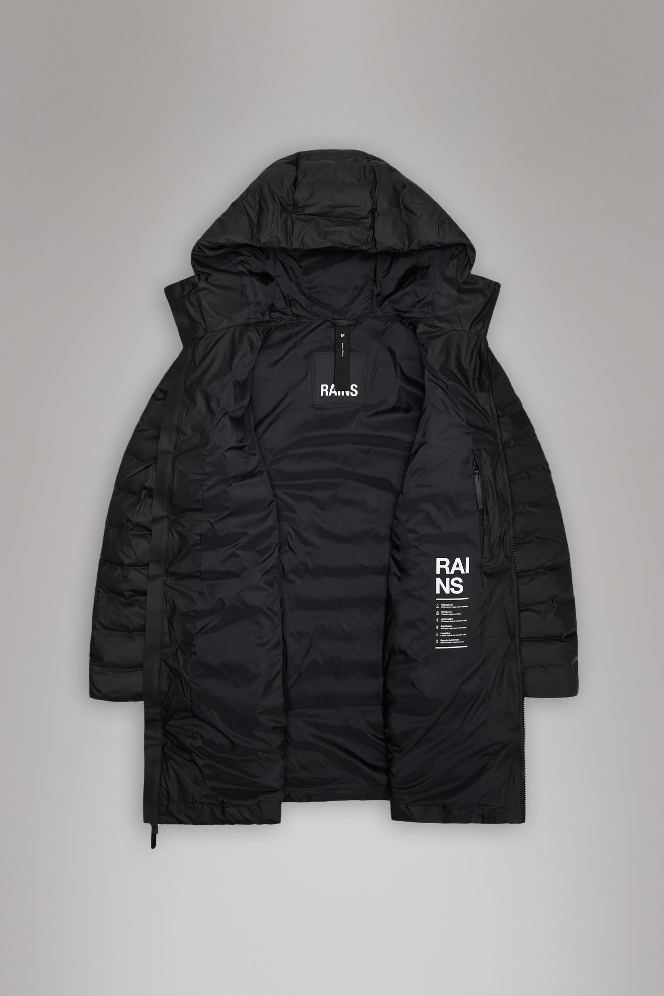 Womens | Lohja Long Puffer Curve Jacket | Honor
