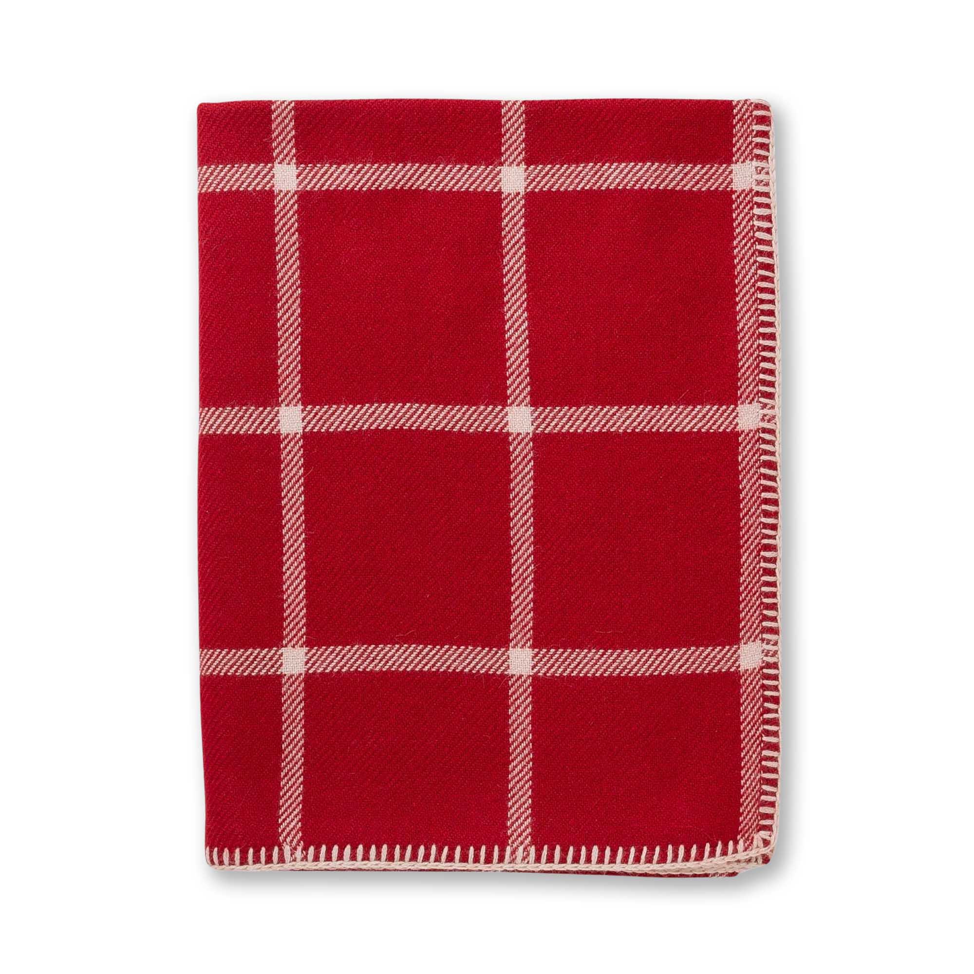 Graydon Throw | Scarlet / Pink Powder