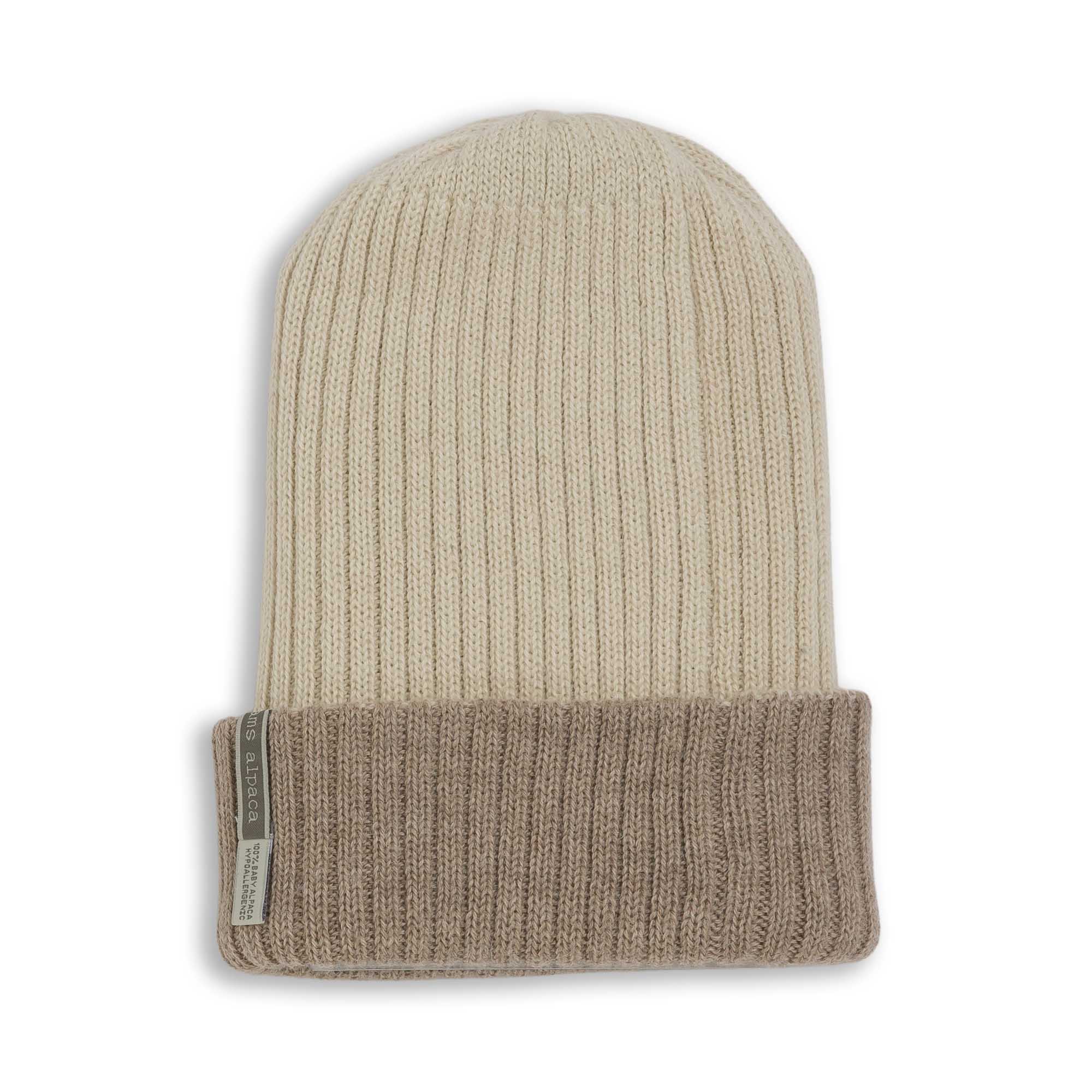 Unisex | Reversible Hat | Ivory / Beige