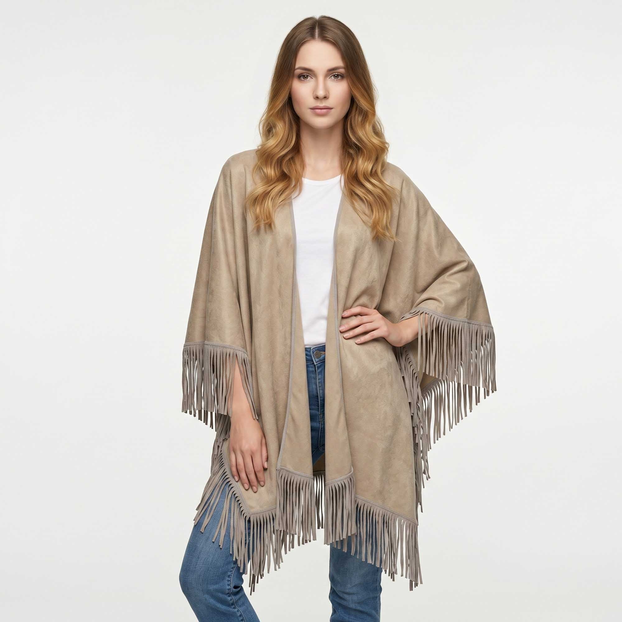 Unisex | Santa Fe Cape | Light Grey