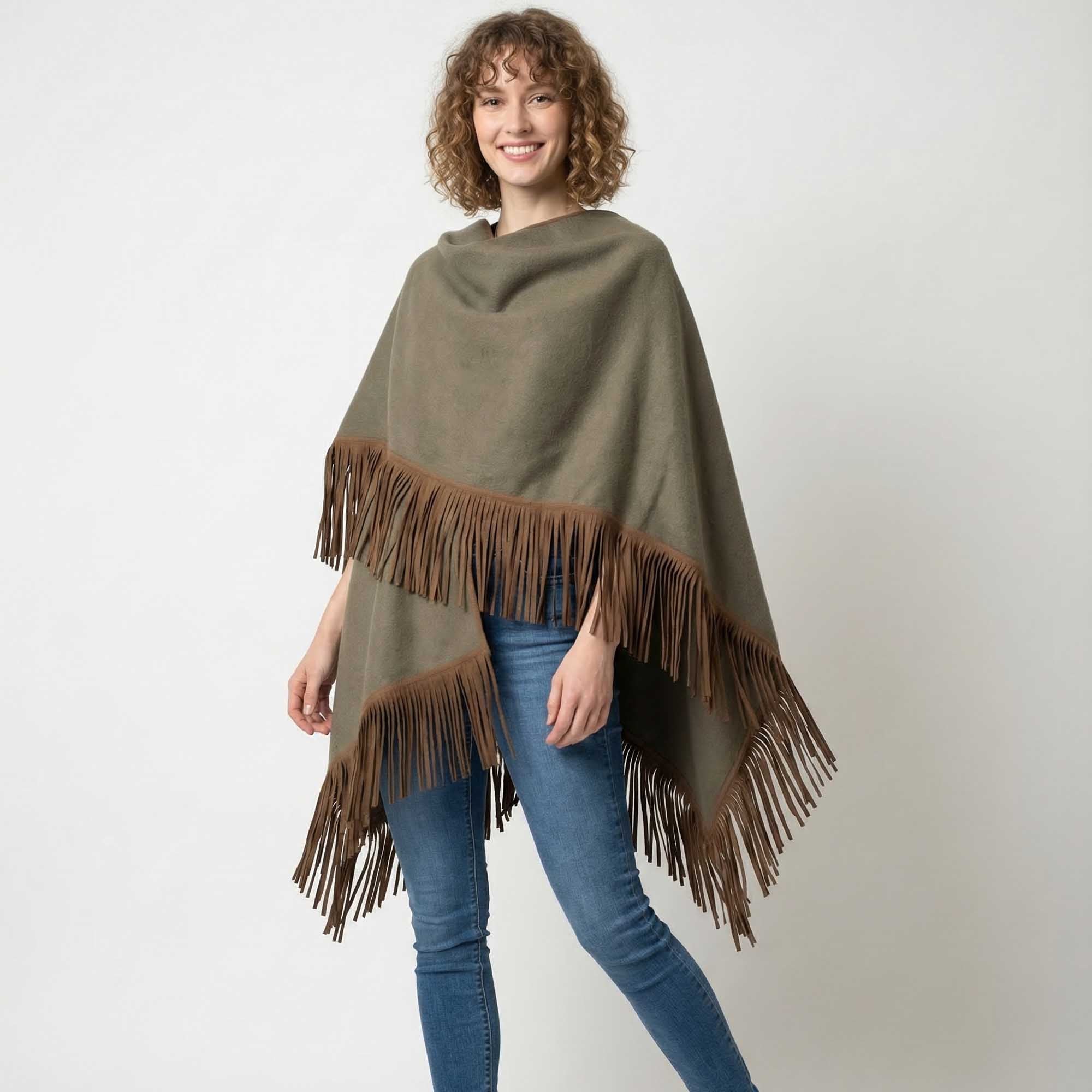 Unisex | Santa Fe Cape | Light Grey