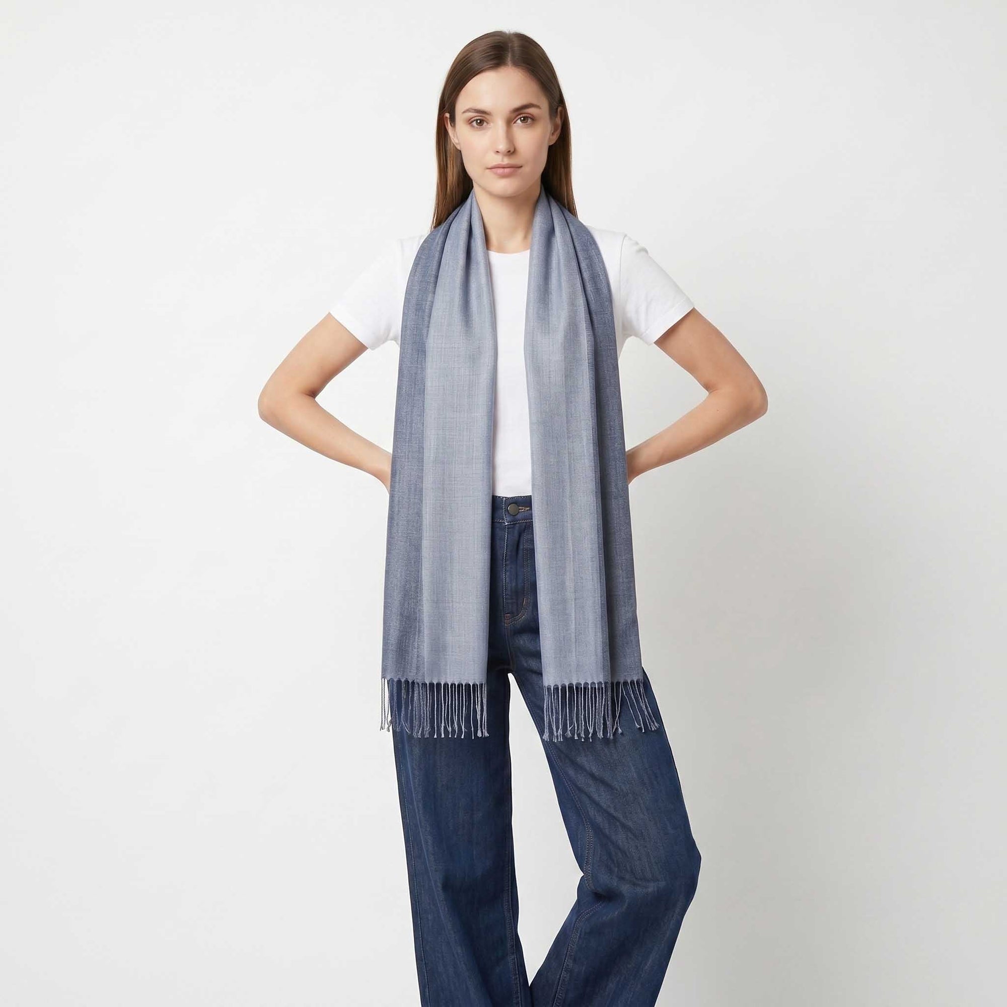 Unisex | Derby Wrap | Chambray / Denim Blue