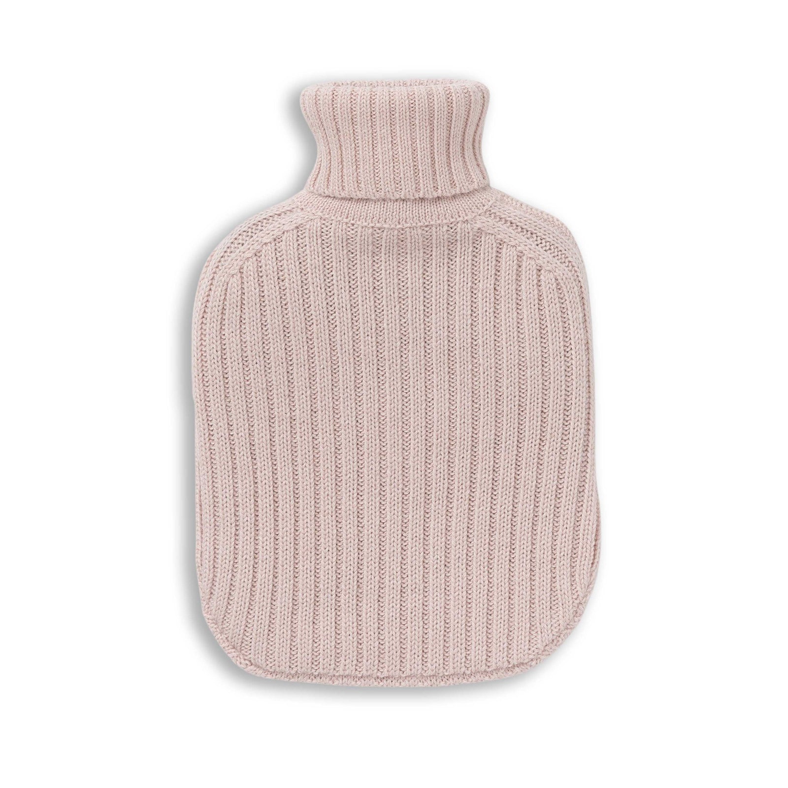 Ribbed Hot Water Bottle | Pink Powder