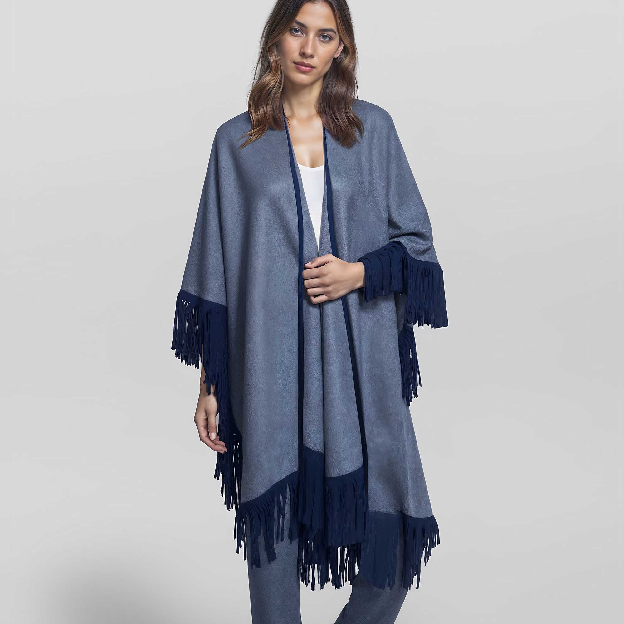 Unisex | Santa Fe Cape | Light Grey