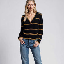 Women | Jackie Sweater | Black / Cognac