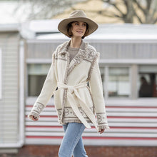 Hacienda Cardigan | Ivory / Taupe