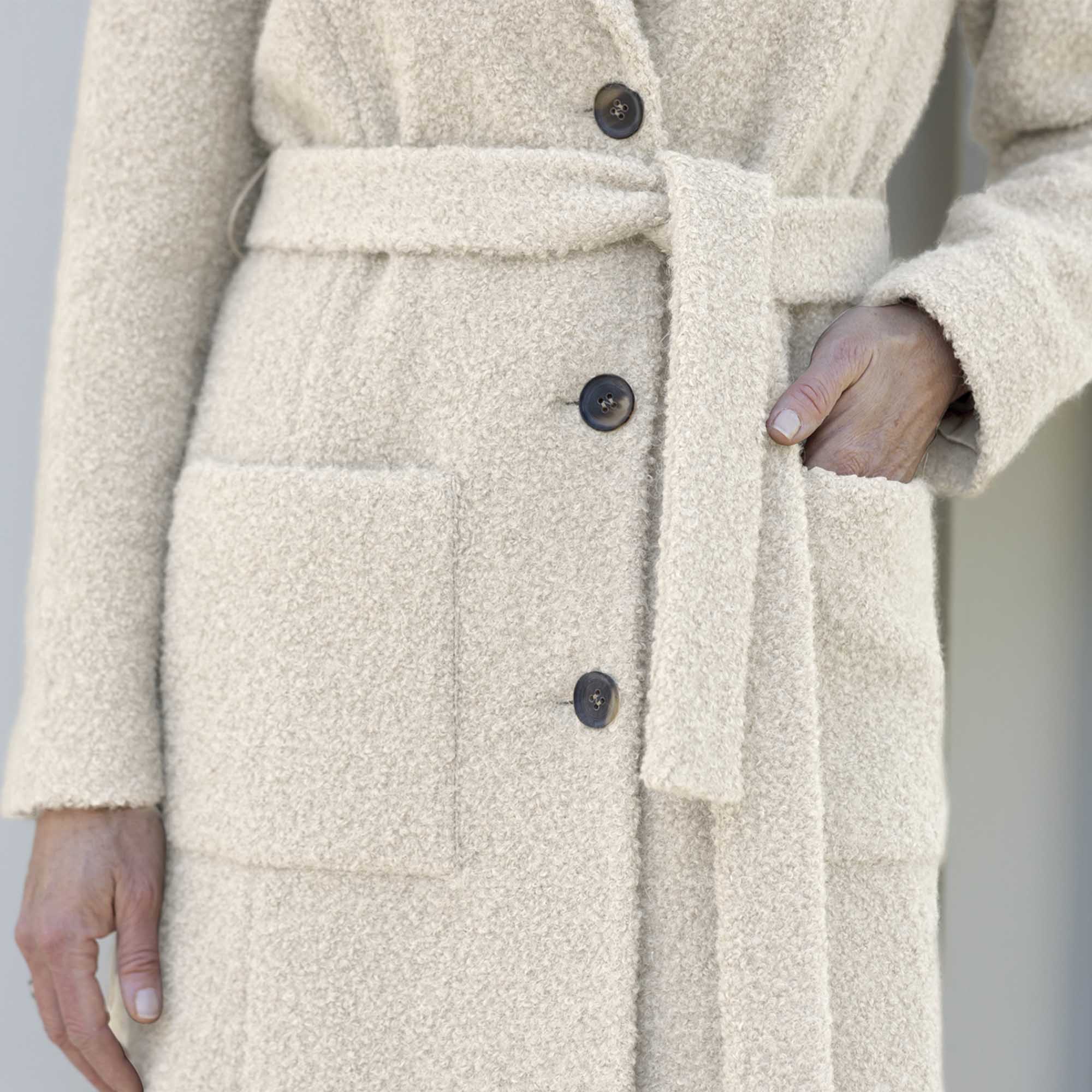 Amelia Coat | Ivory