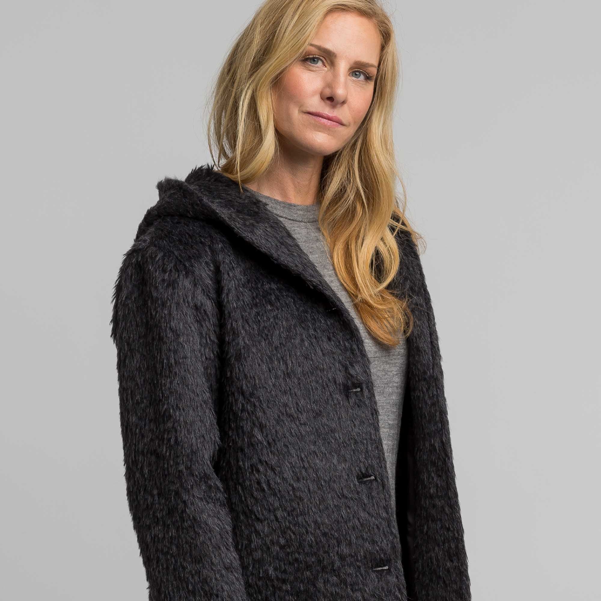 Finn Coat | Black Melange