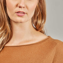 Women | Vicuna Boat Neck Sweater | Natural