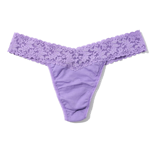 Cotton Low Rise Thong | Grape Juice (Purple)