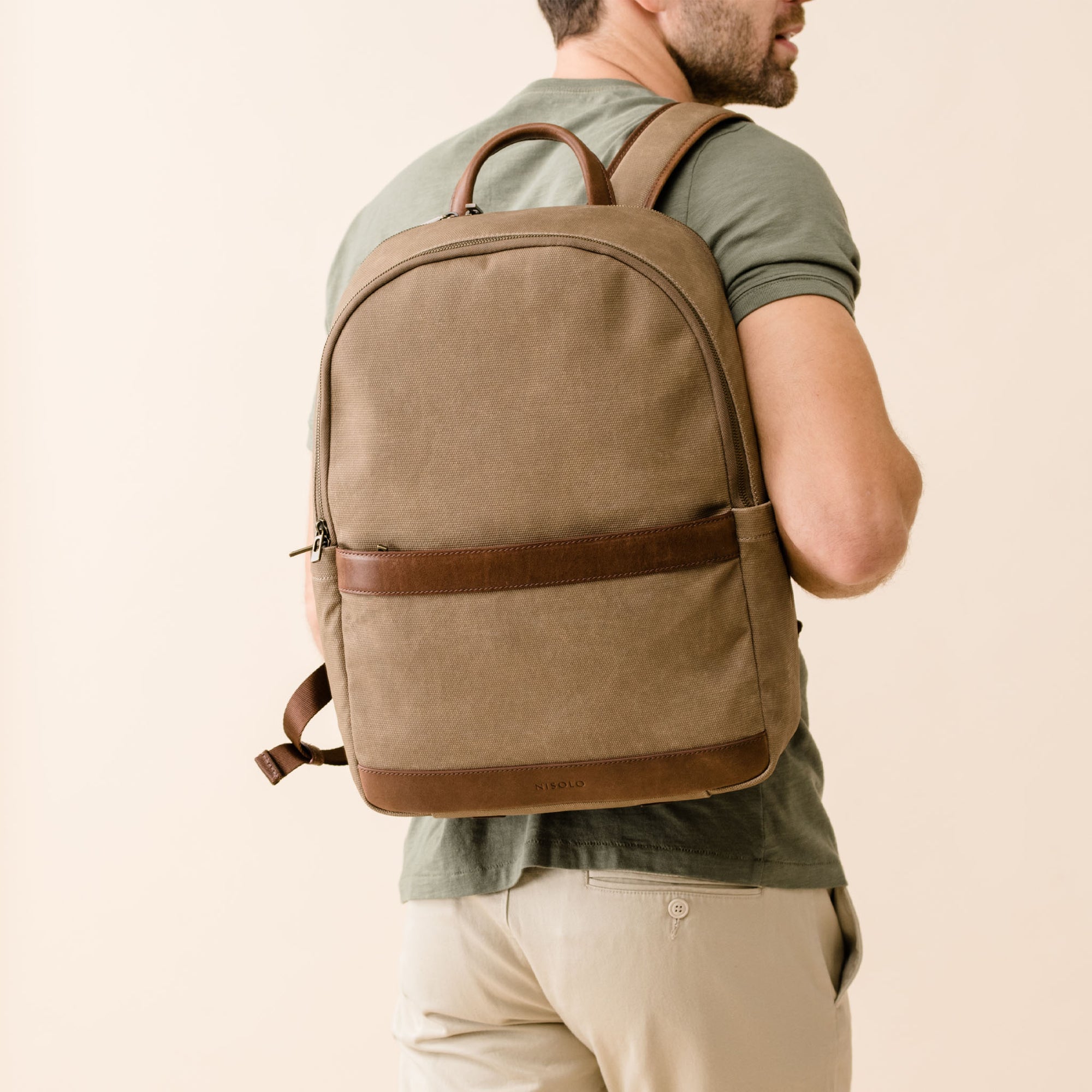 Unisex | Alex Commuter Backpack | Waxed Canvas