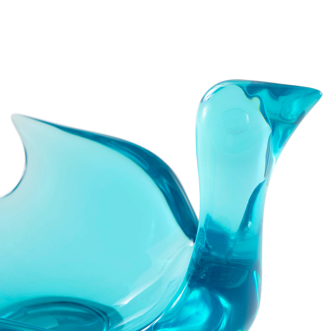 Acrylic Bird Pedestal Bowl - details view