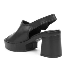 Zella | Black Stretch Nappa Faux Leather