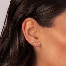 Diamond XOXO Stud Earring Combo Set 14K - Adina's Jewels