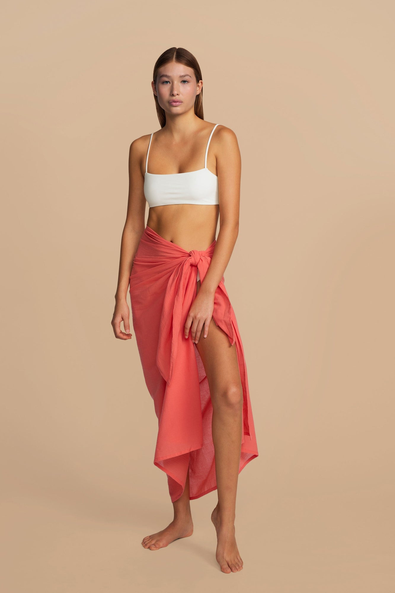 Ahe Sarong Wrap | Papaya
