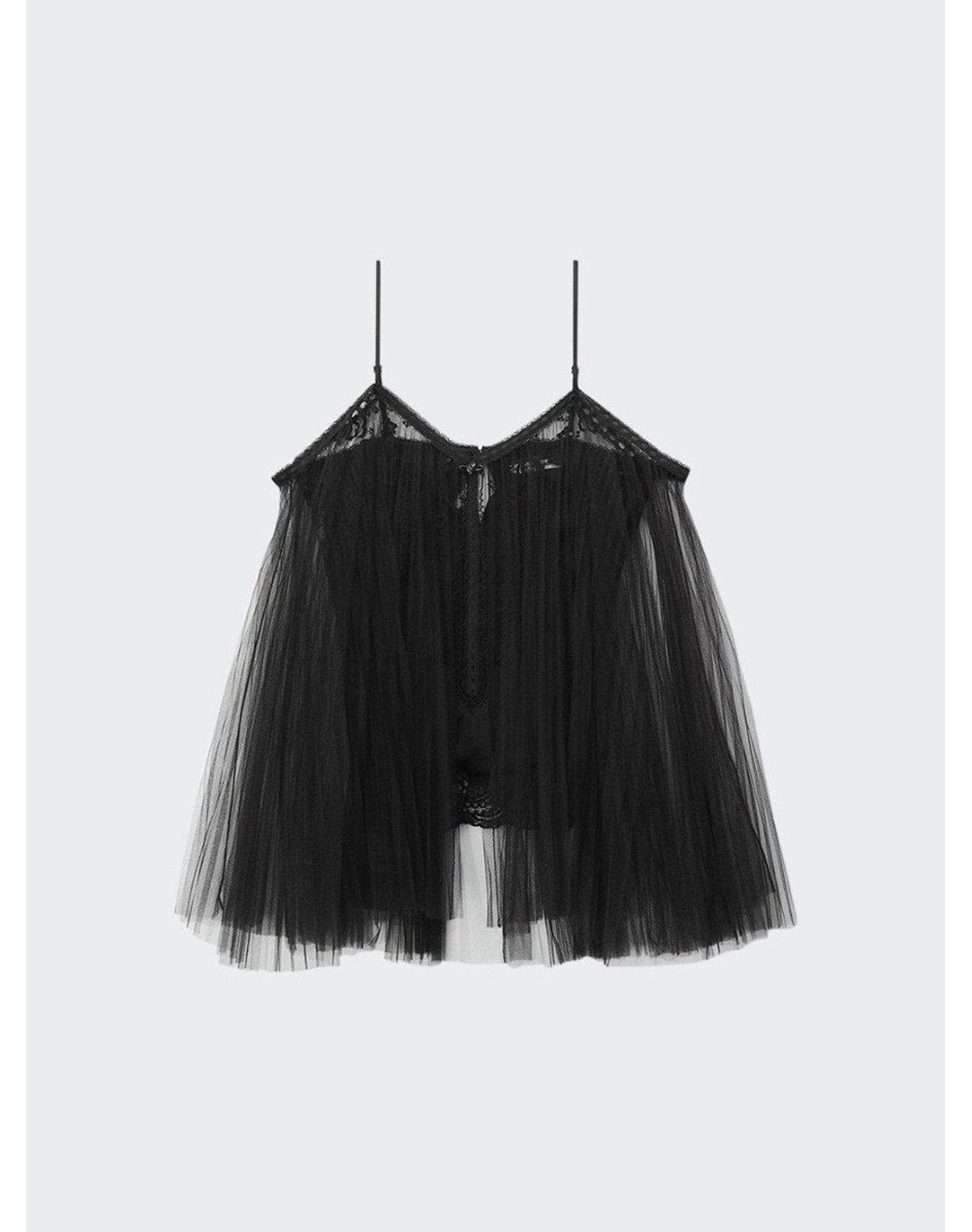 Alexander Wang | Women | Tunic Top With Cape | Black