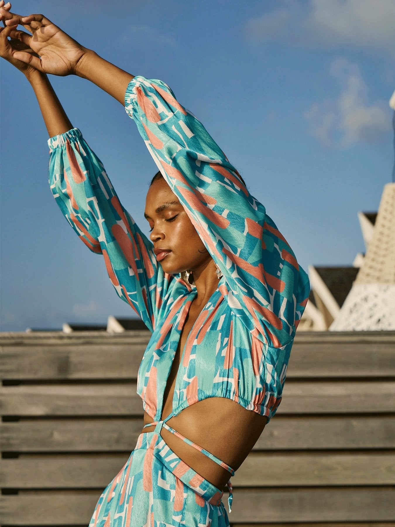 Amal Dress - Atoll Blu - diarrablu