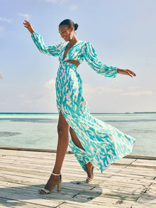 Amal Dress - Playa Aqua - diarrablu