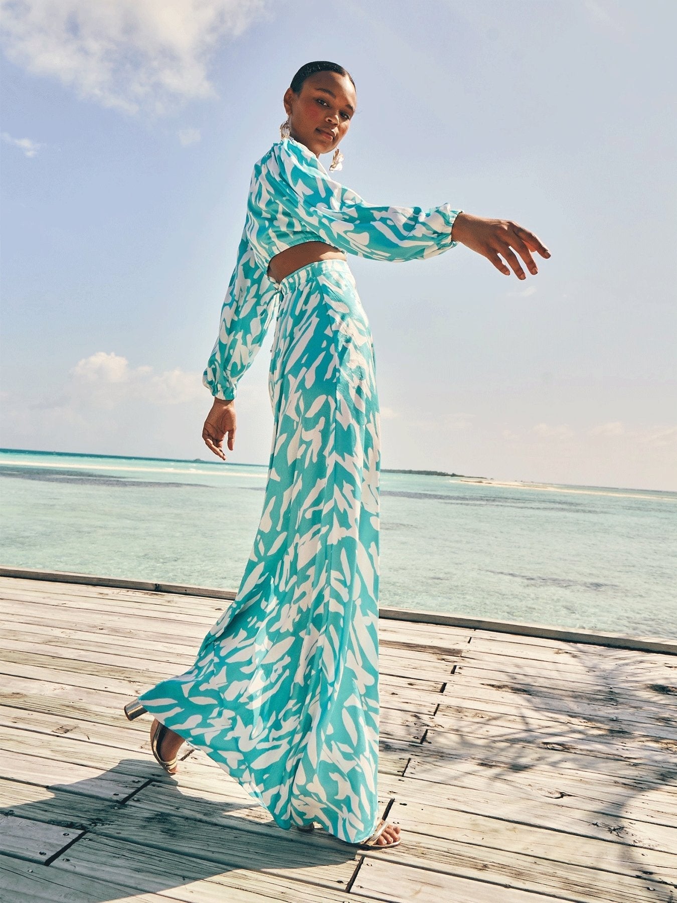 Amal Dress - Playa Aqua - diarrablu
