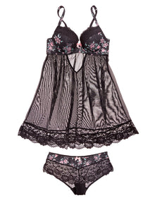 Adore Me Tassia in color Watercolor Roses C#3 and shape babydoll