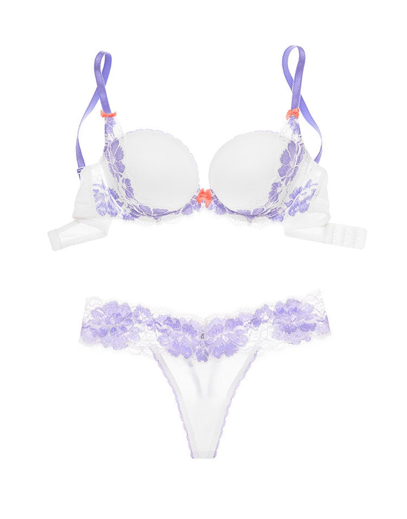 Adore Me Pandora in color Bright White and shape balconette
