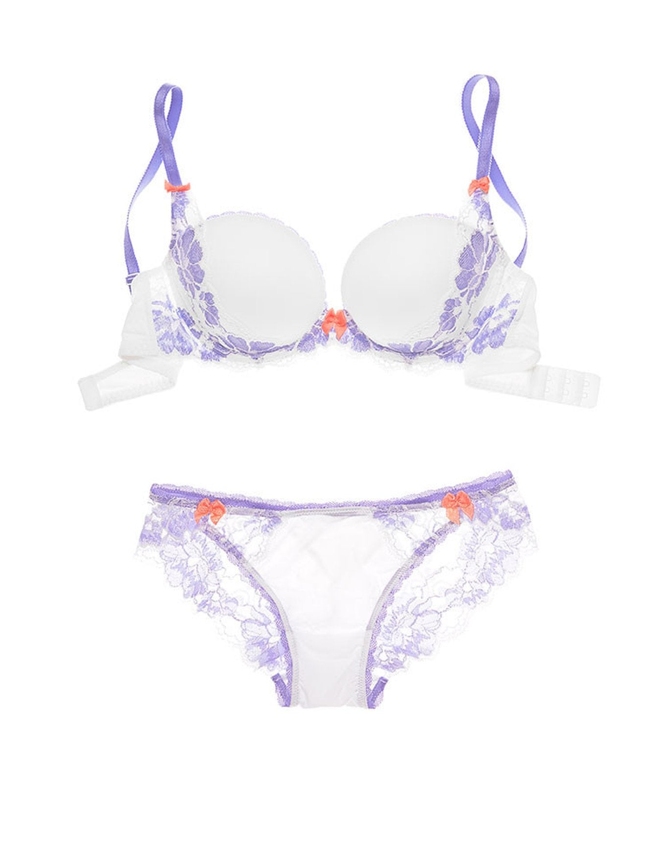 Adore Me Pandora in color Bright White and shape balconette