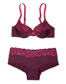 Adore Me Paoly in color Potent Purple and shape demi