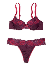 Adore Me Paoly in color Potent Purple and shape demi