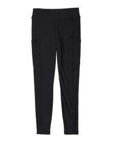 Adore Me Karleen Legging in color Jet Black and shape legging