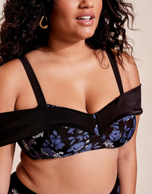 Adore Me Baylie in color Blueprint Blooms C01 and shape bikini