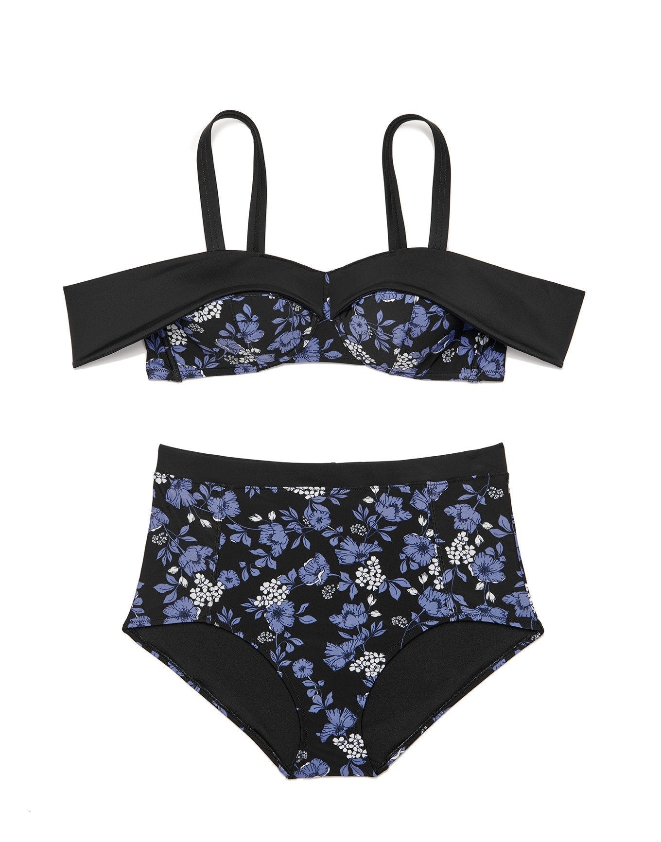 Adore Me Baylie in color Blueprint Blooms C01 and shape bikini