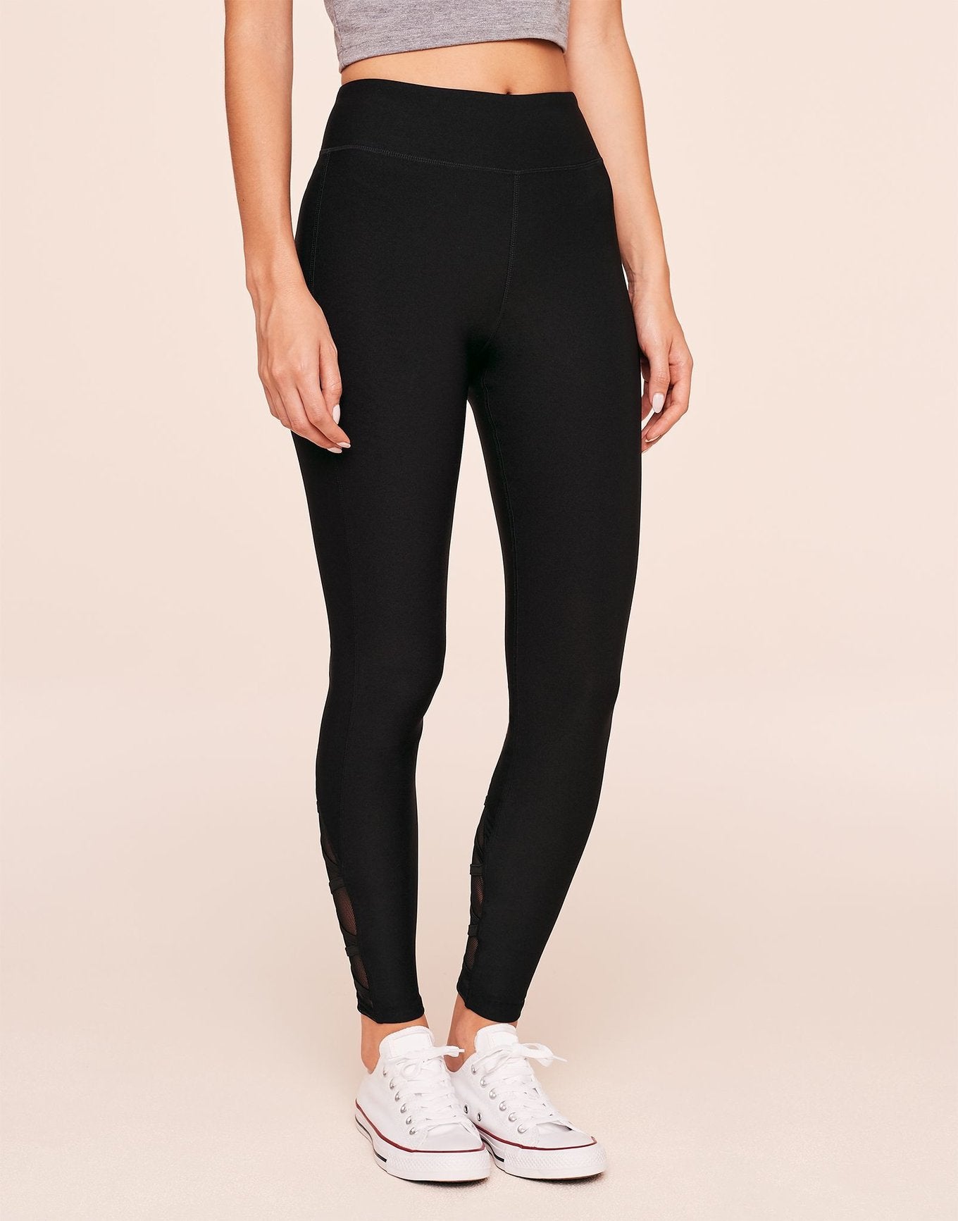 Adore Me Kynlee Legging in color Jet Black and shape legging