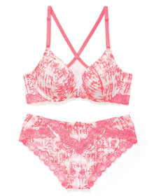 Adore Me Anais in color Shibori Floral C02 and shape demi
