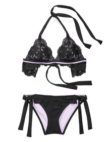 Adore Me Padula in color Jet Black and shape two piece