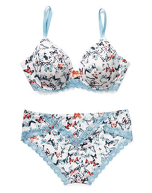 Adore Me Nare in color Flying Butterflies C02 V2 and shape full coverage