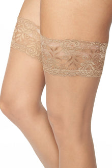 Adore Me Nicole Stockings in color Naturel KT and shape hosiery