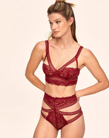 Adore Me Verana in color Biking Red and shape balconette