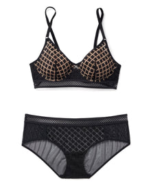 Adore Me Tatum in color Jet Black and shape full coverage