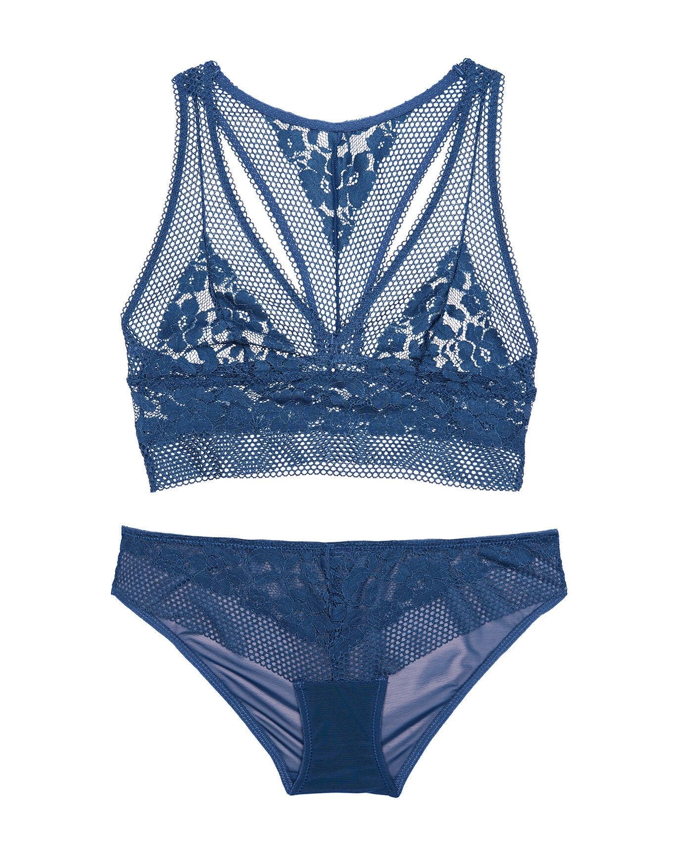 Adore Me Jamie in color Ensign Blue and shape bralette
