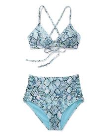 Adore Me Averie in color Python C02 and shape two piece