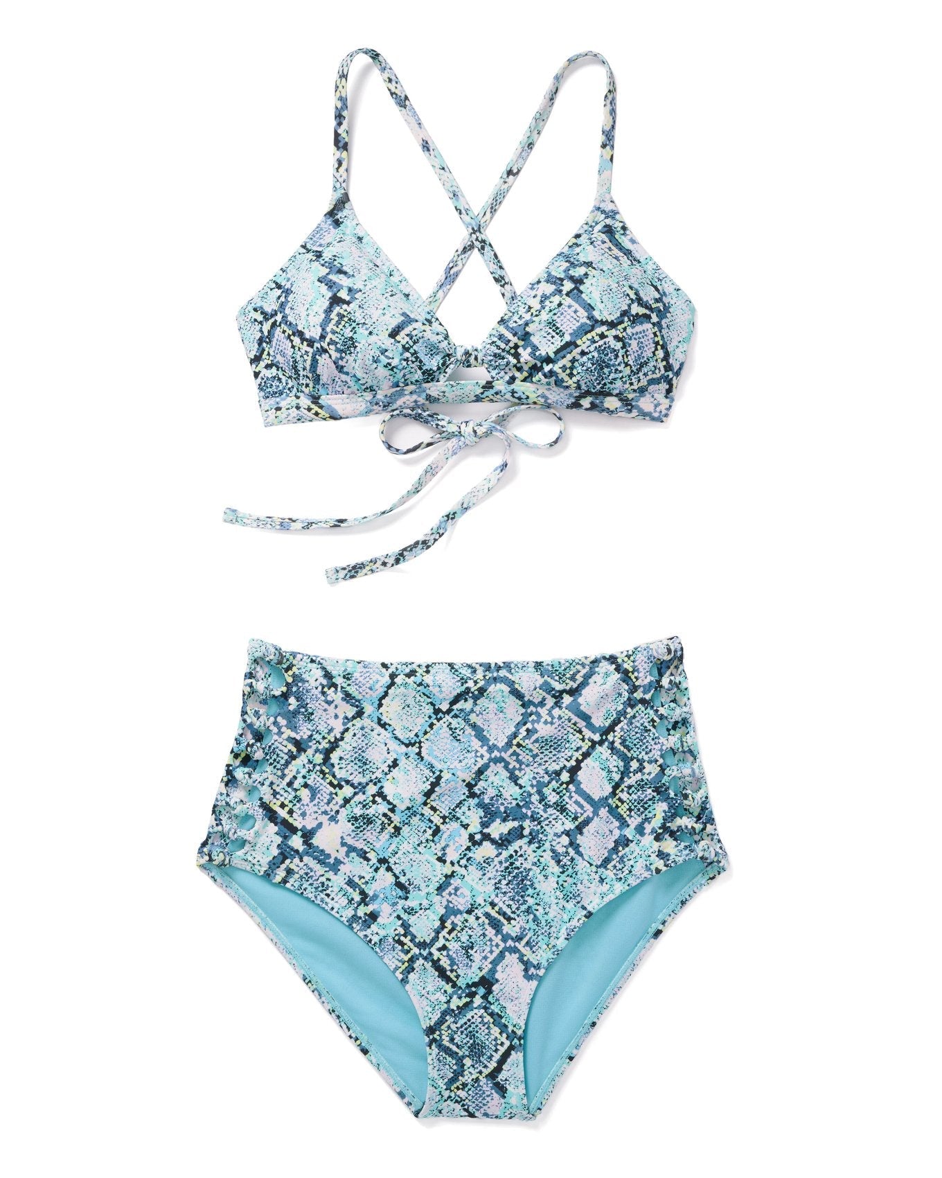 Adore Me Averie in color Python C02 and shape two piece