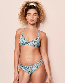 Adore Me Averie in color Python C02 and shape two piece