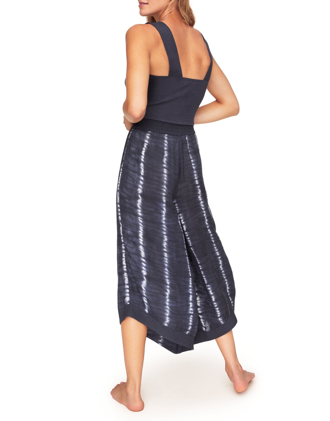 Adore Me Evi Tank & Pant Set in color Hand Dyed Shibori C01 and shape pj