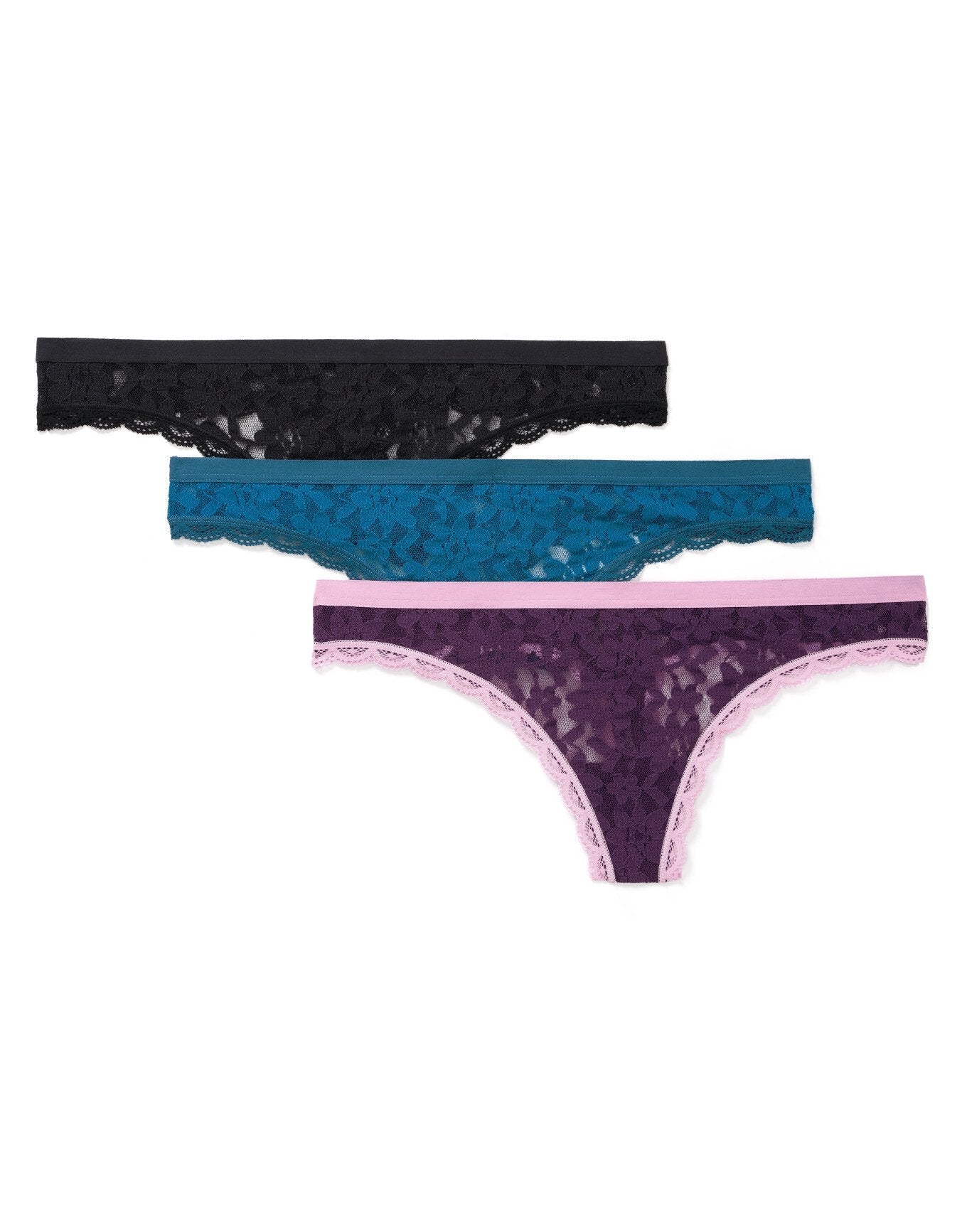 Adore Me ELITE Pack A/O Fashion in color Multi Color and shape thong