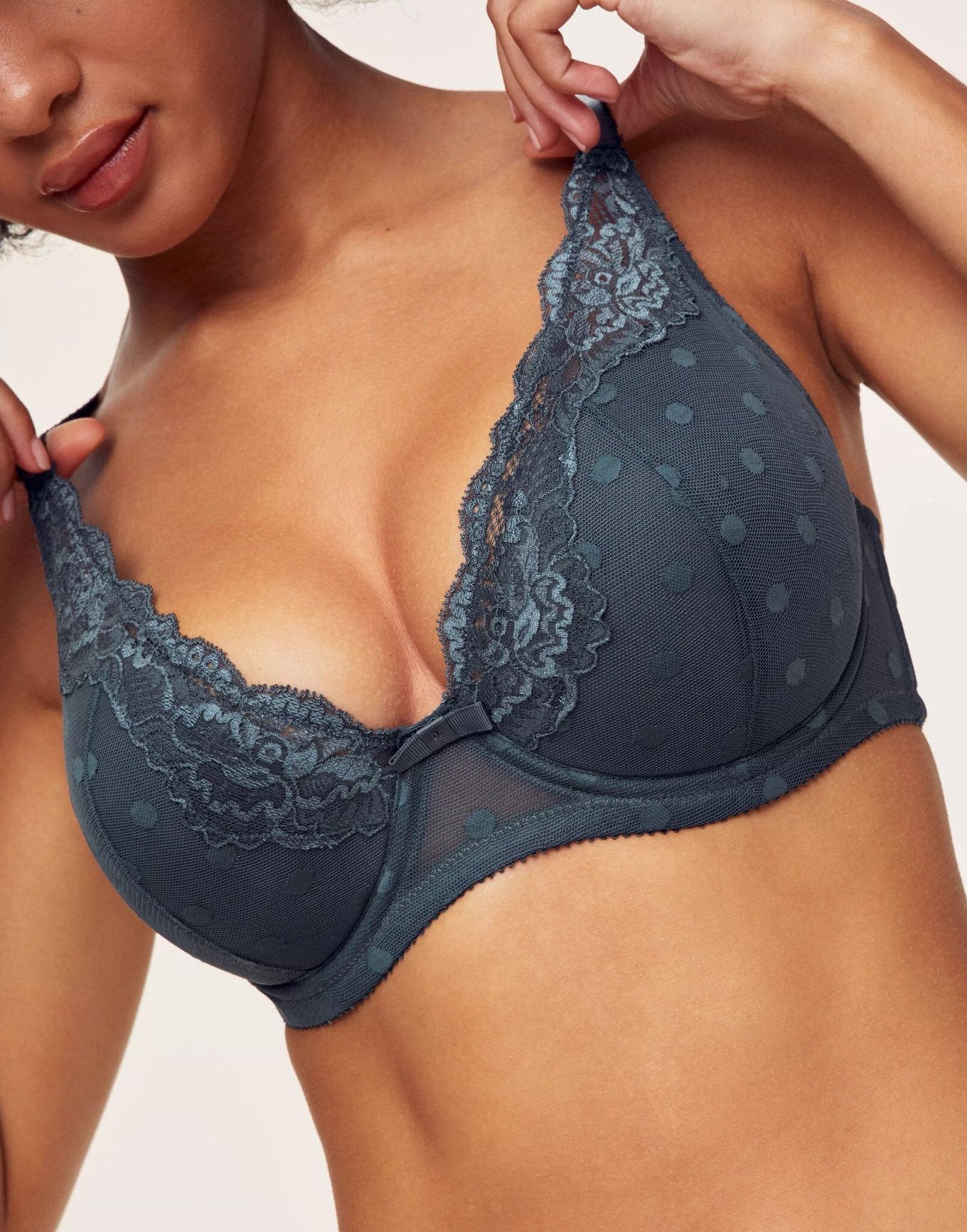 Adore Me Amalee in color Dark Slate and shape full coverage