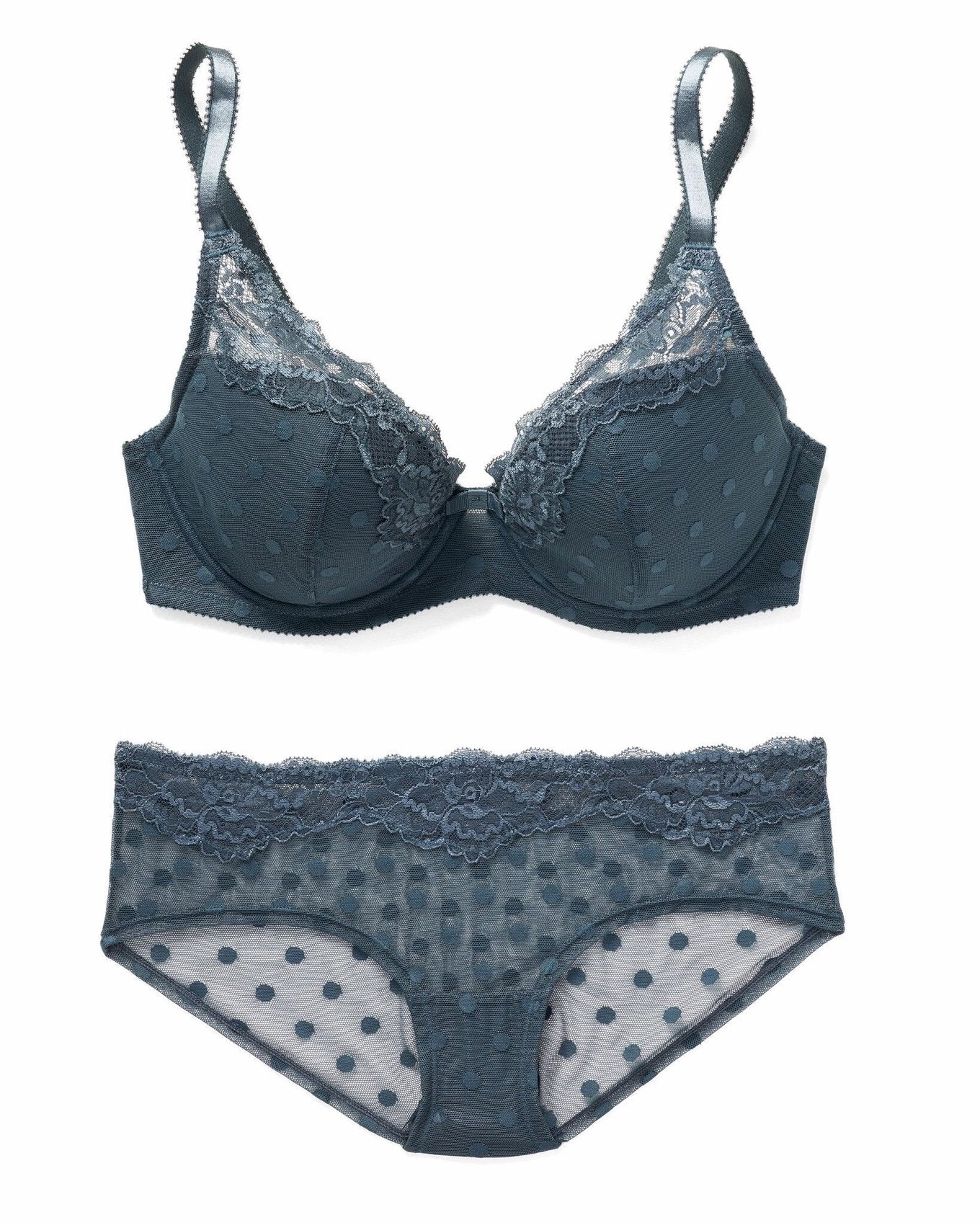Adore Me Amalee in color Dark Slate and shape full coverage