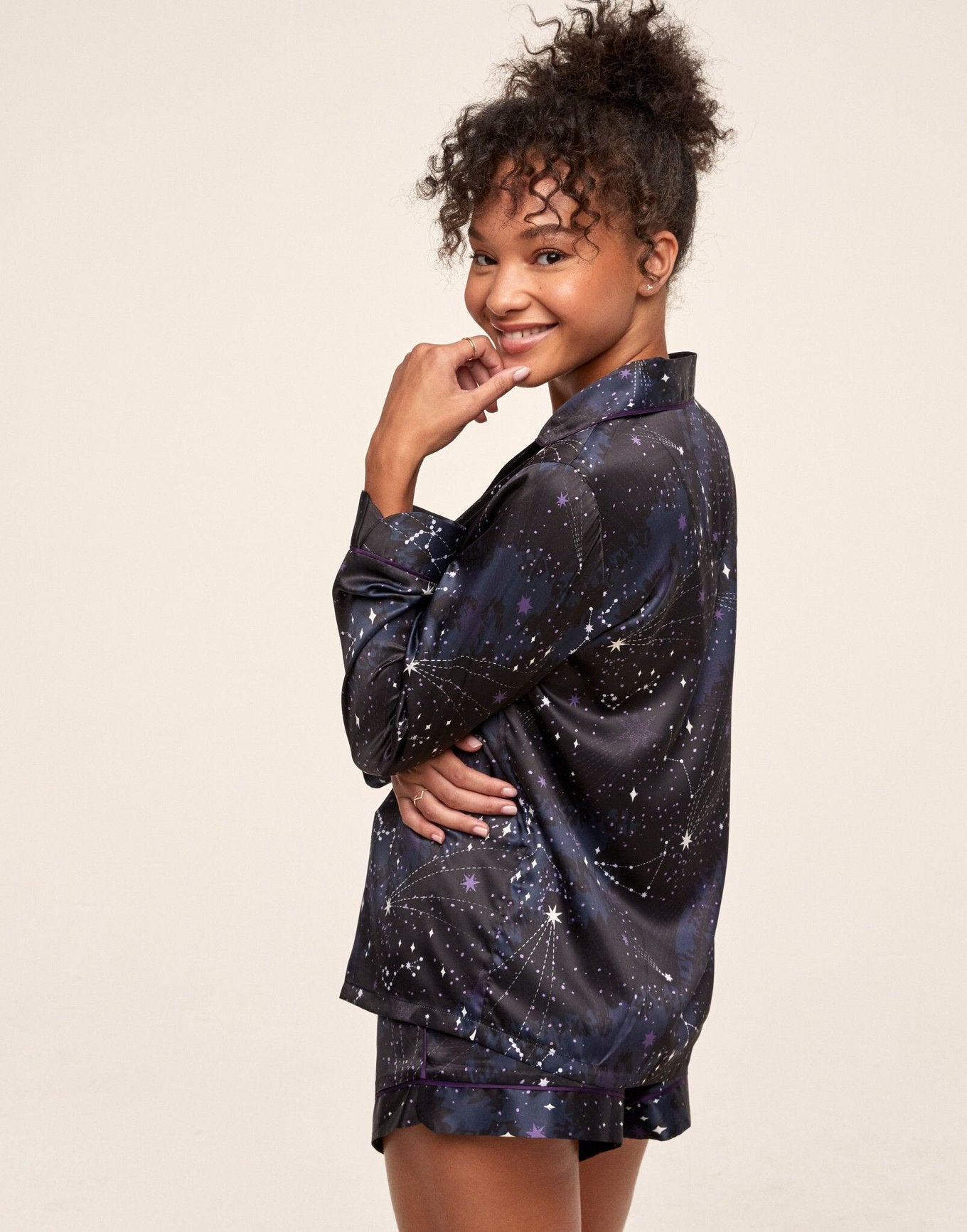 Adore Me Samy PJ Set in color Mystic Stars C01 and shape pj