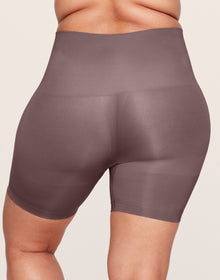 Adore Me Shaine Smoothing Shapewear High-Waist Smoothing Short in color Plume_ and shape legging