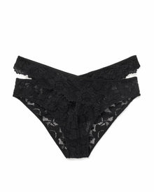 Adore Me Brenna Bikini in color Jet Black and shape bikini