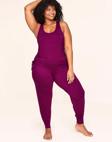 Adore Me Jayden Tank & Pant Set in color Magenta Purple and shape pj